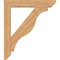 Ekena Millwork Funston Slat Smooth Bracket w/ Offset Brace, Western Red Cedar, 7 1/2"W x 42"D x 48"H BKT0806X42X48FST06SWR - alternate 3
